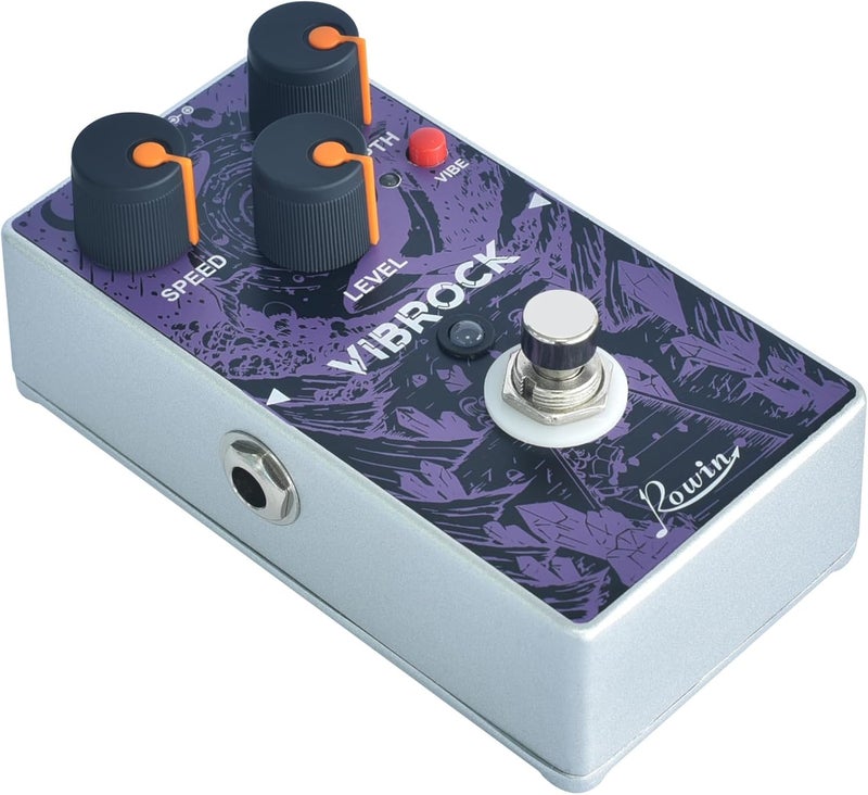 IOppWin Rowin Chorus-Tremolo Monoblock Guitar Pedal, Analog Modulation Effect for Electric Guitar, Classic 60s Psychedelic Sound, Chorus & Tremolo Combo Pedal, True Bypass Metal Mini Pedal - Image 4
